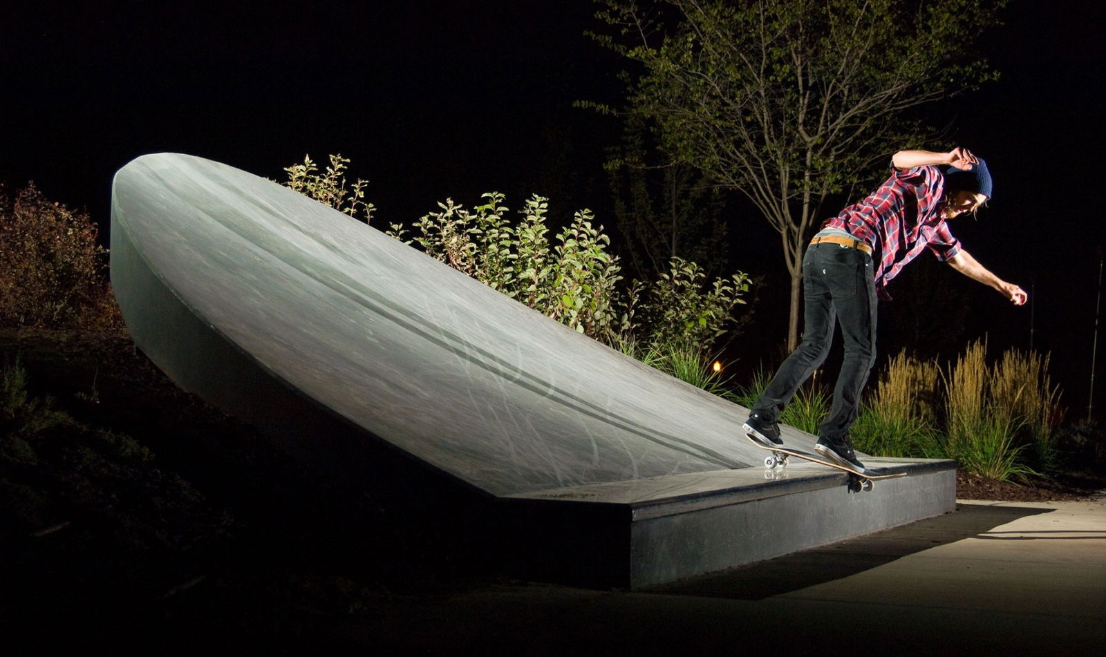 Daybreak Sculpture Garden skatepark